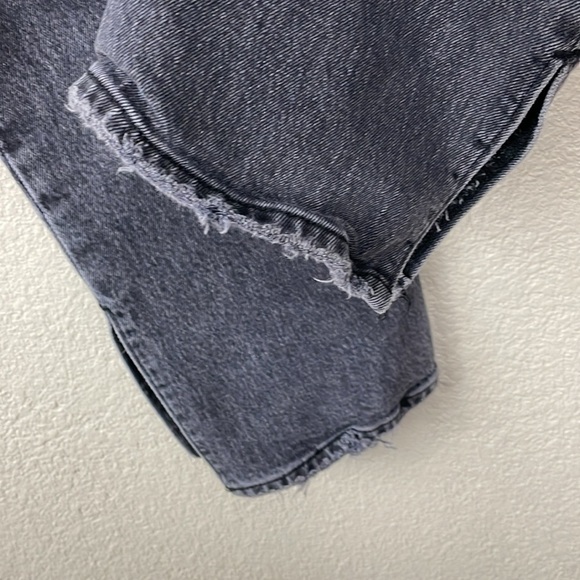 Abercrombie & Fitch 90s Straight Ultra High Rise Jeans Curve Love Black Sz 26 2 - Picture 7 of 12